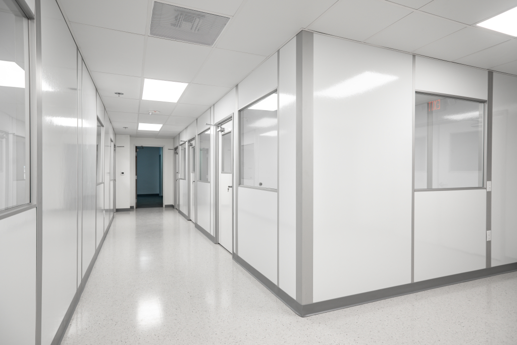 Clean room by Allied Cleanrooms - USP 797, and ISO 4, ISO 5, ISO 6, ISO 7, and IS0 8, cGMP cleanroom manufacturing, soft wall cleanrooms FED-STD-209E and ISO 14644-1, control contamination