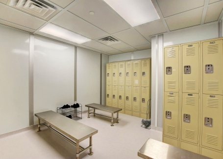 Clean room by Allied Cleanrooms - USP 797, and ISO 4, ISO 5, ISO 6, ISO 7, and IS0 8, cGMP cleanroom manufacturing, soft wall cleanrooms FED-STD-209E and ISO 14644-1, control contamination