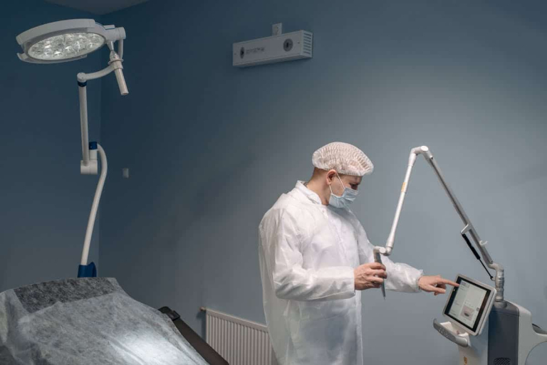 doctor in operating room