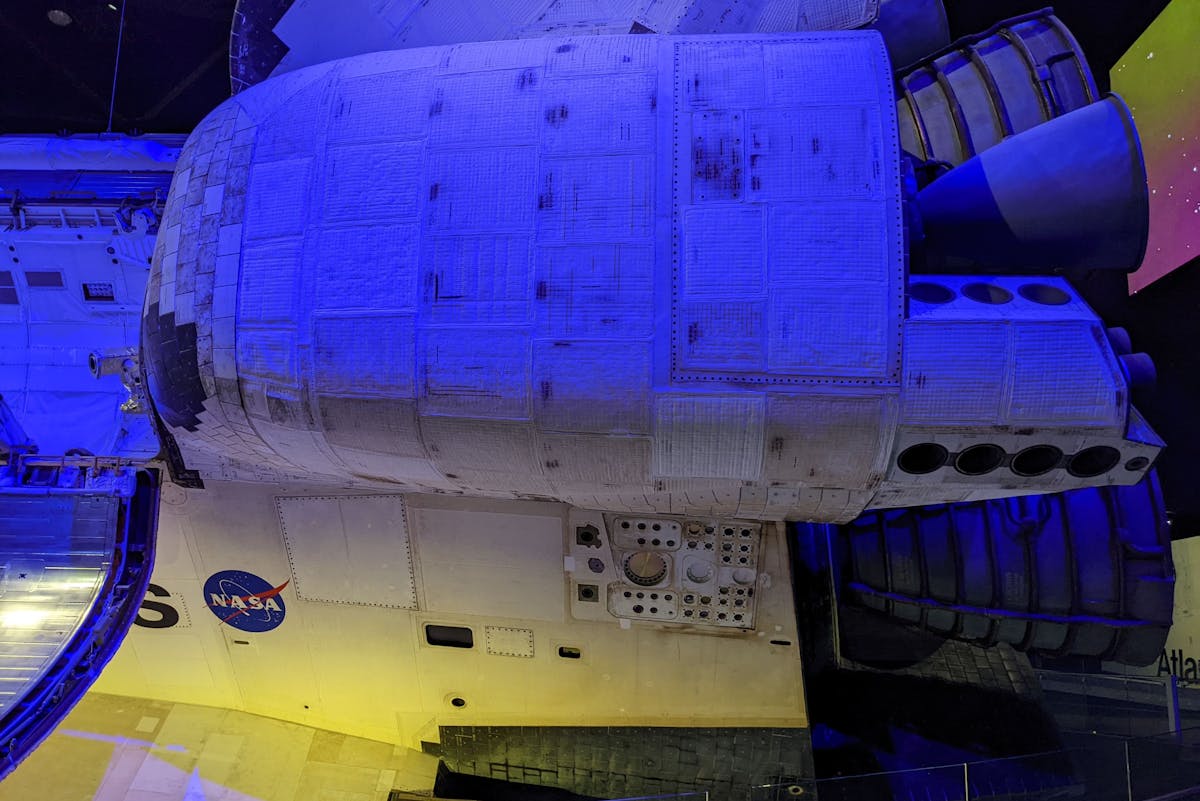 A NASA shuttle engine.