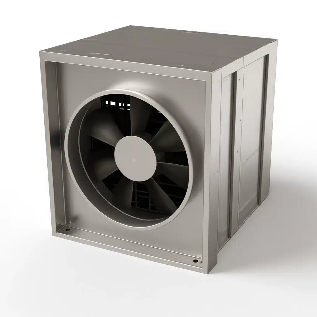A prototype for a recirculation fan unit.