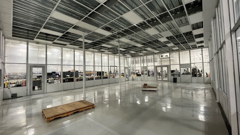 cleanroom grid ceiling